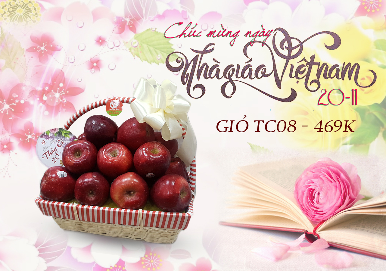 Giỏ quà tri ân Thầy cô TC08
