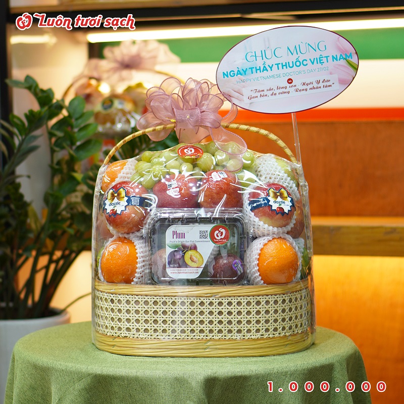 TC33 - Giỏ quà hoa quả nhập khẩu