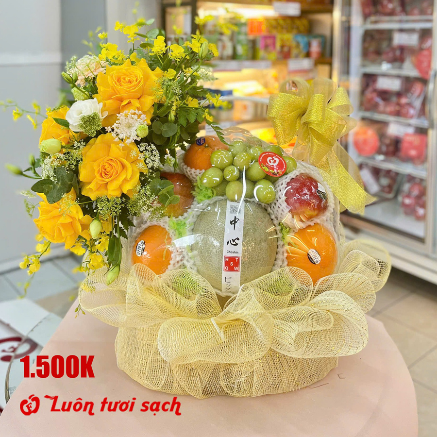 TC08 - Lẵng hoa quả cao cấp