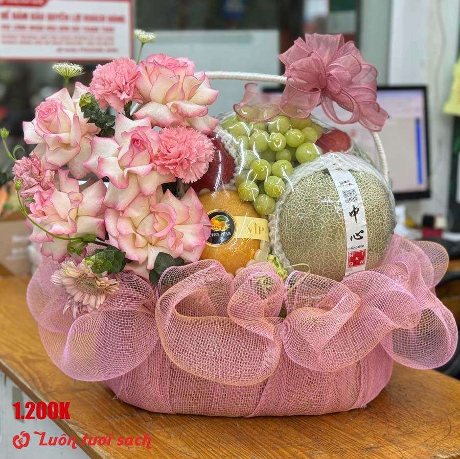 TC04 - Lẵng hoa quả cao cấp