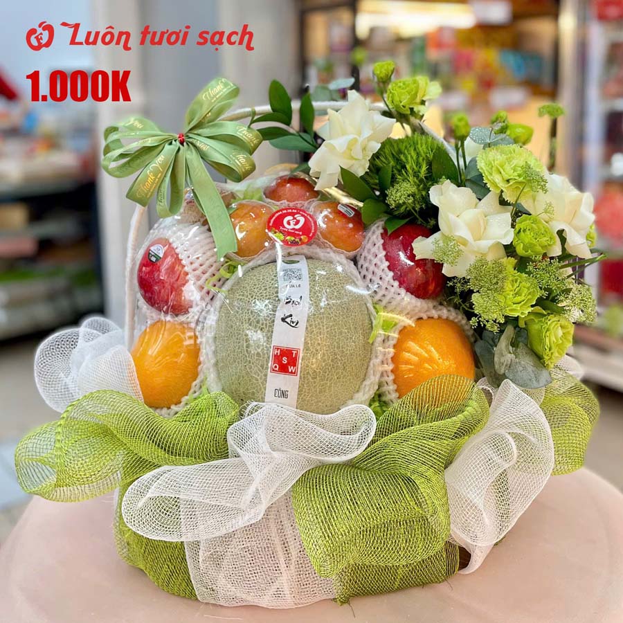 TC37 - Giỏ quà hoa quả nhập khẩu